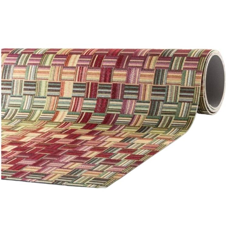 Peyer Syntex Mira Jacquard Teppich Flechtgewebe Bunt 80 x 200 cm von Peyer Syntex