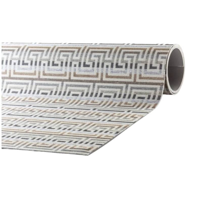 Peyer Syntex Mira Jacquard Teppich Greti Farbe Grau 80 x 150 cm von Peyer Syntex