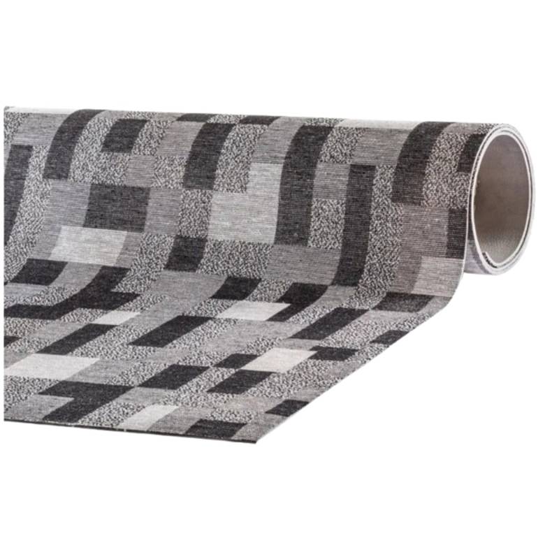 Peyer Syntex Mira Jacquard Teppich Rieti Farbe Anthrazit 60 x 110 cm von Peyer Syntex