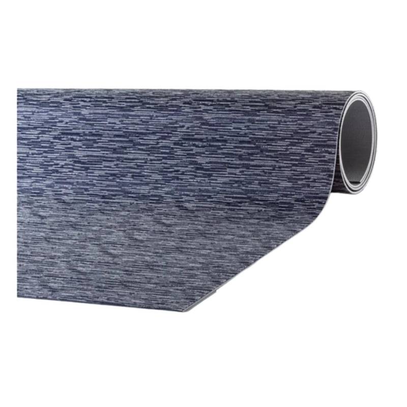 Peyer Syntex Mira Jacquard Teppich Uni Farbe Blau 138 x 220 cm von Peyer Syntex