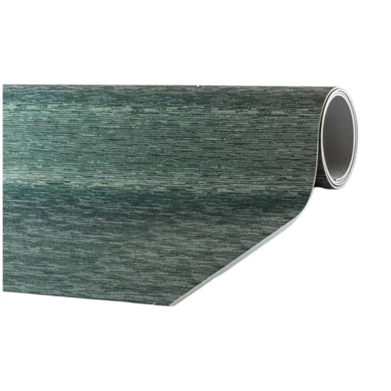 Peyer Syntex Mira Jacquard Teppich Uni Farbe Grün 65 x 180 cm von Peyer Syntex