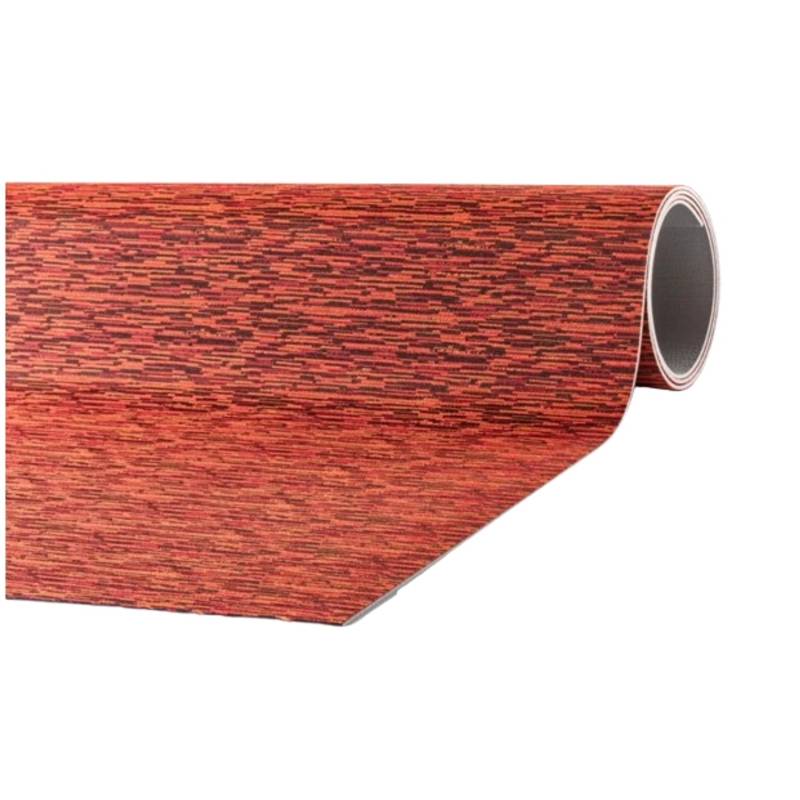 Peyer Syntex Mira Jacquard Teppich Uni Farbe Rot 138 x 220 cm von Peyer Syntex