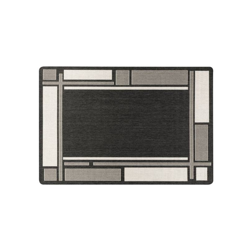 Peyer Syntex Teppich Smilla Pflegeleichter Indoor und Outdoor Teppich Anthrazit 120 x 170 cm von Peyer Syntex