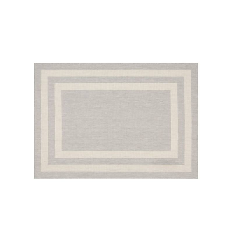 Peyer Syntex Teppich Terrace Bordüre Pflegeleicht Farbe Grau 120 x 170 cm von Peyer Syntex