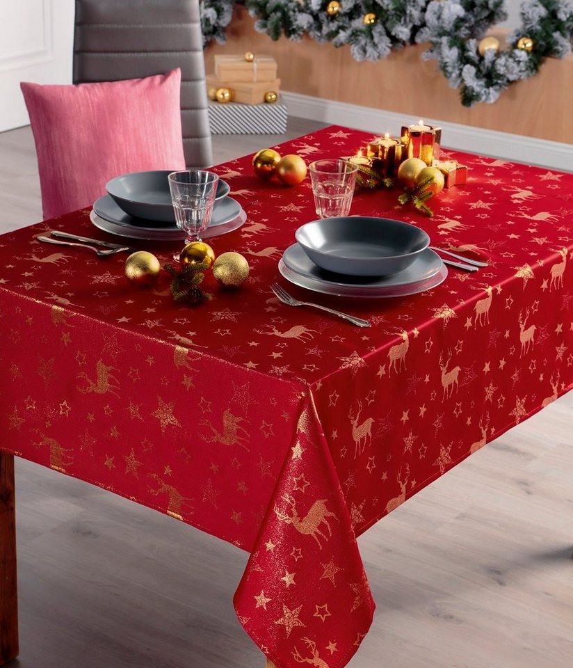 Peyer Syntex Tischdecke Weihnachten Mitteldecke Nordpol (1-tlg) von Peyer Syntex