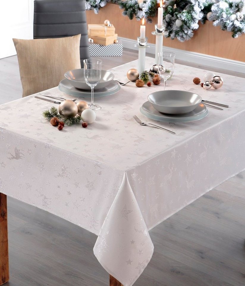 Peyer Syntex Tischdecke Weihnachten Mitteldecke Nordpol (1-tlg) von Peyer Syntex