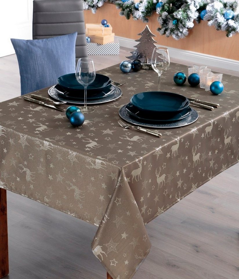 Peyer Syntex Tischdecke Weihnachten Mitteldecke Nordpol (1-tlg) von Peyer Syntex