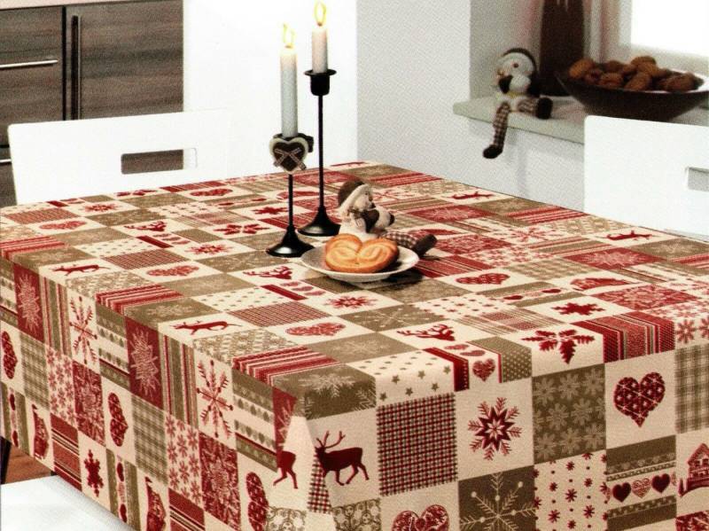 Peyer Syntex Tischdecke Weihnachten Tischdecke Weihnachtstischdecke mit Motiven abwischbar von Peyer Syntex
