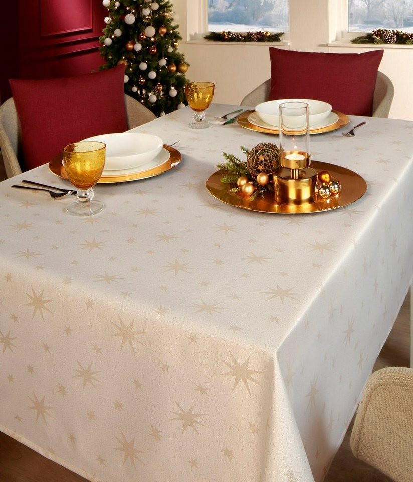 Peyer Syntex Tischläufer Weihnachten Tischdecke Stellato (1-tlg) von Peyer Syntex