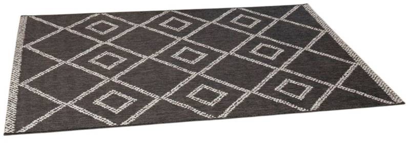 Peyer Syntex Teppich Teppich modern Design, anthrazit, Rechteckig, Höhe: 3 mm, Grafik Design modern strapazierfähig Flachgewebe pflegeleicht von Peyer Syntex