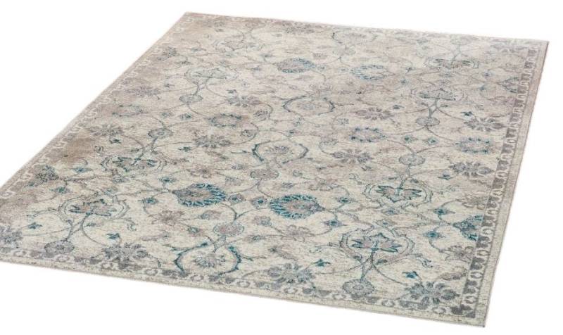 Peyer Syntex Teppich Teppich modern Design, creme, Rechteckig, Höhe: 9 mm, floral geblümt modern Design Wohnzimmer Esszimmer Flur Peyer Syntex Teppich Teppich modern Design, creme, Rechteckig, Höhe: 9 mm, floral geblümt modern Design Wohnzimmer Esszimmer Flur von Peyer Syntex