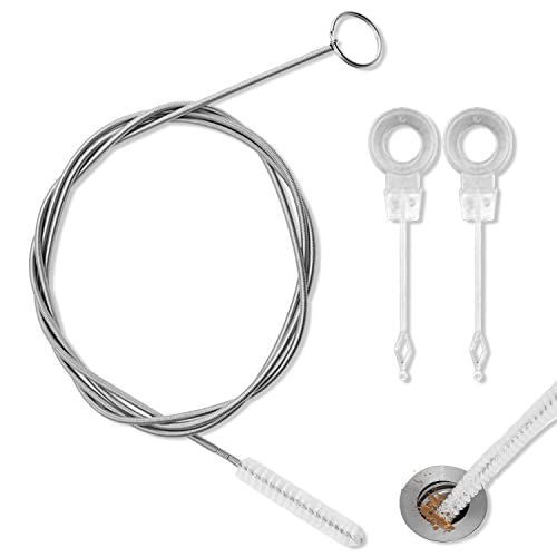 3 Stück Flexible Reinigungsbürste Set,150cm Flexibel Lange Rohrbürste Spiral Reinigungsbürste mit Weichen Nylonborsten für Aquarium RohrAbflusslöchern/Schläuche Fliter/Luftschlauch von Peysaitr