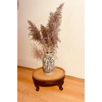 Bay W Germany Vintage Keramikvase G 60-25 Landhaus Bauernhaus Blumenvase Blumentopf Modern Design Vase Keramik Relief Vögel Vogel Boho von PfaennlesWerkstatt