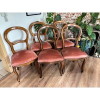 Jugendstil Polsterstuhl Vintage 6st Verfügbar von PfaennlesWerkstatt