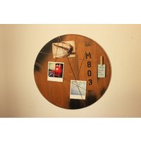 Memoboard 50cm Holz Loft Rund Memoboard 50cm Holz Loft Rund von PfaennlesWerkstatt