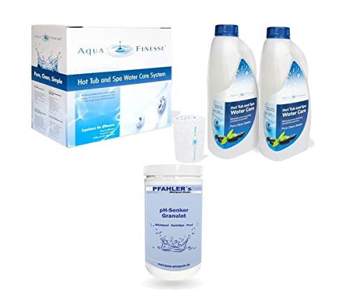Aquafinesse Whirlpool Wasserpflege Set,AquaFinesse + Pfahler pH Senker von Pfahler´s Whirlpoolstudio