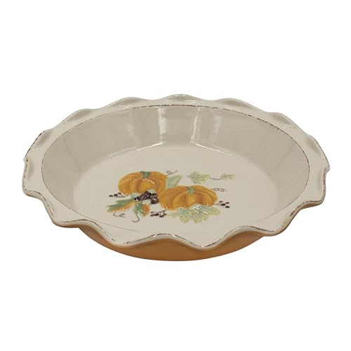 Pfaltzgraff Plymouth Herbsternte Kürbiskuchen-Backform, Steingut, 26,7 cm Pfaltzgraff Plymouth Herbsternte Kürbiskuchen-Backform, Steingut, 26,7 cm von Pfaltzgraff