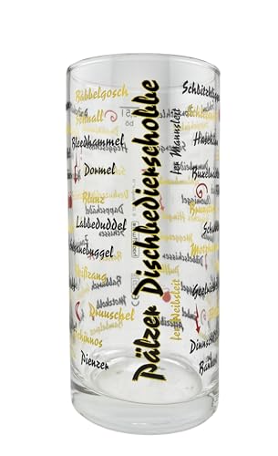 Pälzer Dischbedierschobbe Schoppenglas 0,5 L - Weinstange für Pfälzer Schorle von Pfalz Schorle Edition