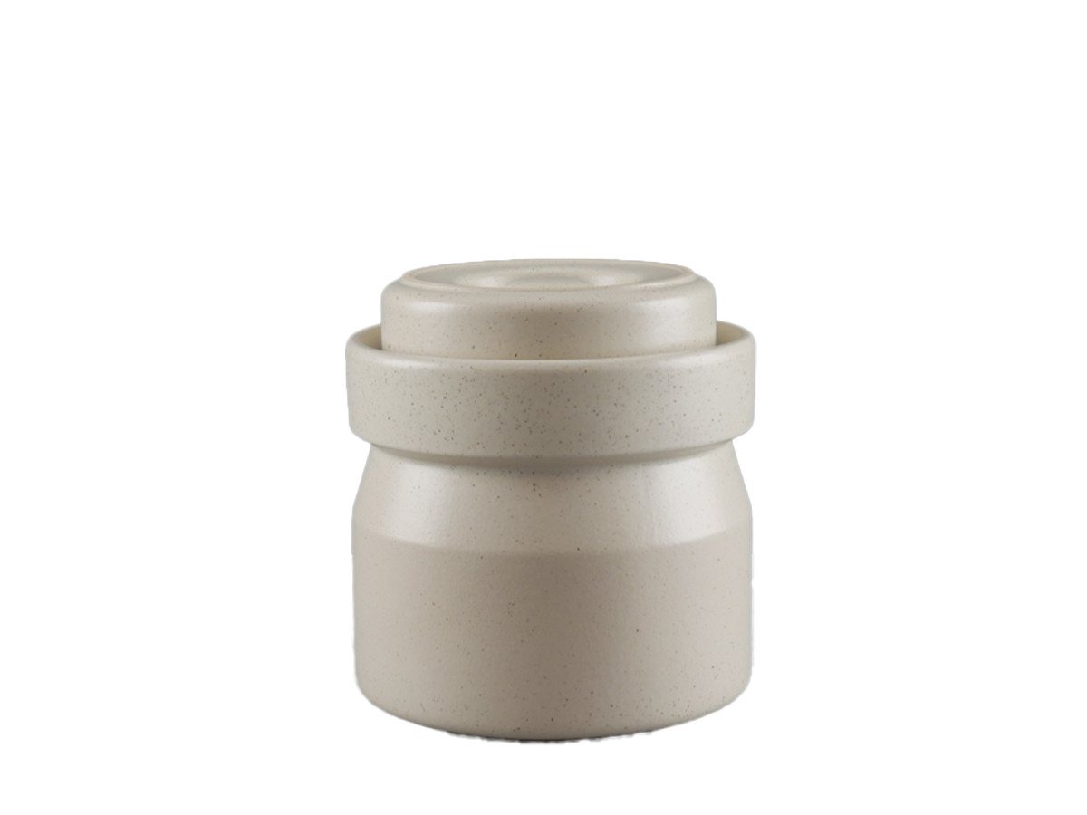 Pfeiffer-Gerhards Keramikmanufatur Fermentationsglas Fermentiertopf aus Steinzeug 3,0 Liter, (Fermentiertopf, Keramikdeckel, Steine zum Beschweren), Handgefertigt in Deutschland von Pfeiffer-Gerhards Keramikmanufatur