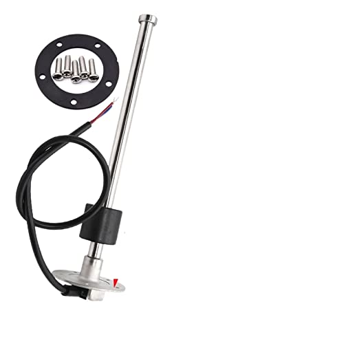 Kraftstoff-Sendeeinheit D 240–33 Ohm Wasserstandssensor + Wasserstandsanzeige mit Alarm, roter Hintergrundbeleuchtung, Wassertank-Füllstandsanzeige, 12 V, 24 V für Boote (Messgerät x 475 mm Sensor) Kraftstoff-Sendeeinheit D 240–33 Ohm Wasserstandssensor + Wasserstandsanzeige mit Alarm, roter Hintergrundbeleuchtung, Wassertank-Füllstandsanzeige, 12 V, 24 V für Boote (Messgerät x 475 mm Sensor) von Pfeilzieher