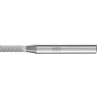 PFERD Hartmetall Frässtift Zylinder ZYAS stirnverzahnt Ø 04x13 mm Schaft-Ø 6 mm Z5 universal fein von PFERD