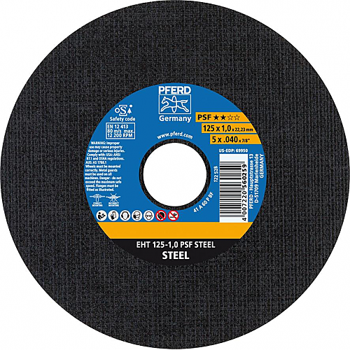 Pferd Rüggeberg Trennscheibe 25 St. A60 Pps 125x10mm Gerade  B-Ware von Pferd-Rüggeberg