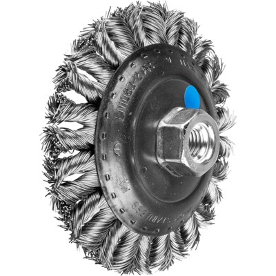 COMBITWIST Kegelbürste gezopft KBG Ø 125x15 mm M14 Edelstahl-Draht-Ø 0,50mm Winkelschleifer COMBITWIST Kegelbürste gezopft KBG Ø 125x15 mm M14 Edelstahl-Draht-Ø 0,50mm Winkelschleifer von Pferd