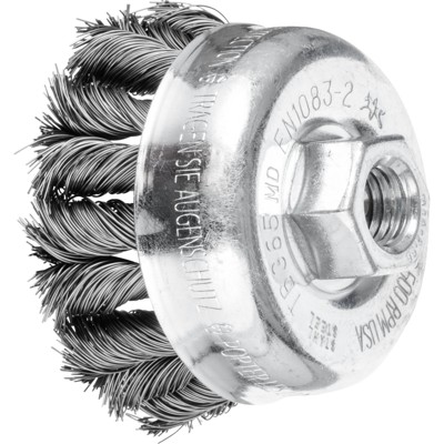 COMBITWIST Topfbürste gezopft TBG Ø 65 mm M14 Stahl-Draht-Ø 0,35 mm Winkelschleifer COMBITWIST Topfbürste gezopft TBG Ø 65 mm M14 Stahl-Draht-Ø 0,35 mm Winkelschleifer von Pferd