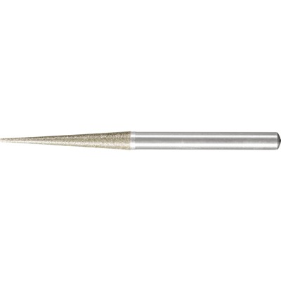 Diamant-Schleifstift Spitzkegel Ø6x7° SchaftØ6 mm D126 (mit.) zum Anfasen/Entgraten/Senken von Pferd