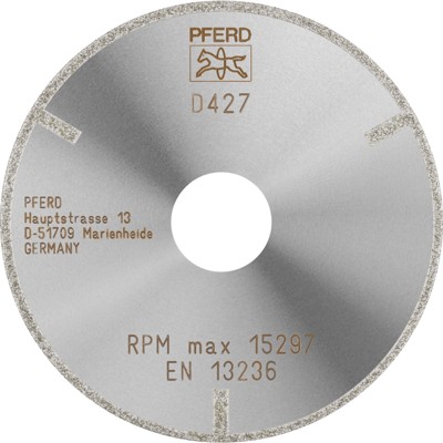 Diamant-Trennscheibe D1A1R 100x2,0x22,23 mm D427 (grob) mit Schutzsegment für GFK/CFK von Pferd