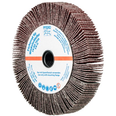 Lamellenschleifrad für Winkelschleifer FR WS Ø 115x20mm 5/8-11 A40 universelle Anwendung Lamellenschleifrad für Winkelschleifer FR WS Ø 115x20mm 5/8-11 A40 universelle Anwendung von Pferd