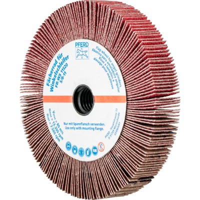 Lamellenschleifrad für Winkelschleifer FR WS Ø 115x20mm 5/8-11 CO-COOL80 für Edelstahl von Pferd