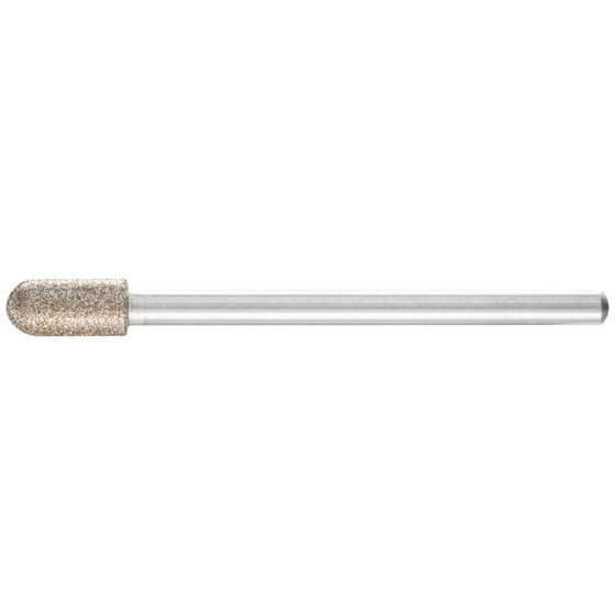 PFERD - CBN-Schleifstift Walzenrund Ø 5,0mm Schaft-Ø 3 mm B126 (mittel) ideal für den Handeinsatz von Pferd