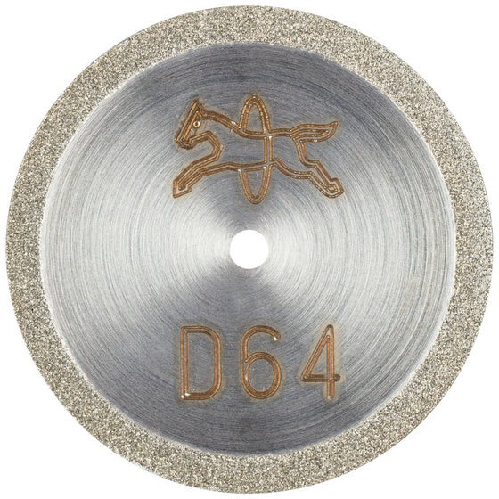 PFERD - Diamant-Trennscheibe D1A1R 22x0,5x1,7 mm D64 (fein) für Glas/Keramik/Hartmetall von Pferd