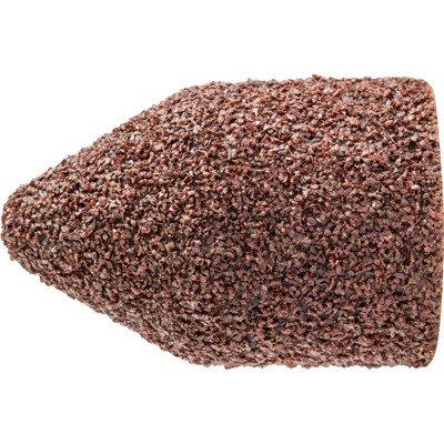 POLICAP Schleifkappe PC Walzenkegelform Korund Ø 16x26 mm A60 für universelle Anwendung von Pferd