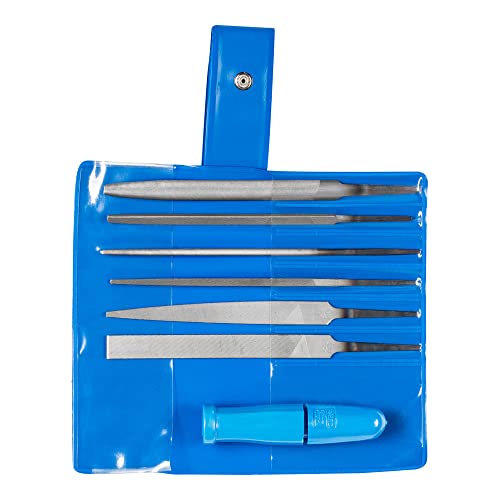 PFERD Schlüsselfeilen-Set 265 A in Kunststofftasche, 6 Feilen, 100mm, 1 Schnellspannheft, 11702100 – für eine große Bandbreite von filigranen und leichten Feilaufgaben geeignet PFERD Schlüsselfeilen-Set 265 A in Kunststofftasche, 6 Feilen, 100mm, 1 Schnellspannheft, 11702100 – für eine große Bandbreite von filigranen und leichten Feilaufgaben geeignet von PFERD