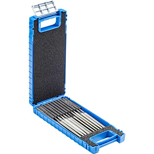 PFERD Diamant-Nadelfeilen-Set, 11-teilig, Korngröße D 126, 140mm, in bruchfester Kunststoffbox, 15842112 – Für den universellen Einsatz im Werkzeugbau PFERD Diamant-Nadelfeilen-Set, 11-teilig, Korngröße D 126, 140mm, in bruchfester Kunststoffbox, 15842112 – Für den universellen Einsatz im Werkzeugbau von PFERD