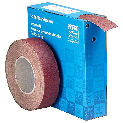 PFERD Schleifbandrolle | Gewebe, 38mm x 25m, Korund A120 | 45016412 – für universelle Anwendung von PFERD