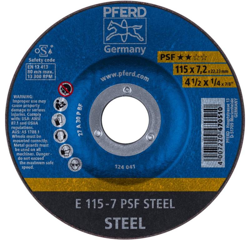 Pferd Schruppscheibe Pferd Schruppscheibe E 115-7 A 30 P PSF Pferd Schruppscheibe Pferd Schruppscheibe E 115-7 A 30 P PSF von Pferd