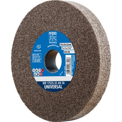 Schleifbockscheibe Ø 175x25 mm Bohrung-Ø 32 mm A36 für universelle Schleifaufgaben Schleifbockscheibe Ø 175x25 mm Bohrung-Ø 32 mm A36 für universelle Schleifaufgaben von Pferd