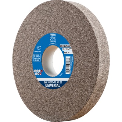 Schleifbockscheibe Ø 300x40mm Bohrung-Ø 76 mm A36 für universelle Schleifaufgaben Schleifbockscheibe Ø 300x40mm Bohrung-Ø 76 mm A36 für universelle Schleifaufgaben von Pferd