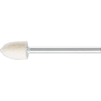 harte Filzpolierstifte Spitzkegelform Ø 8x12 mm Schaft-Ø 3 mm von Pferd