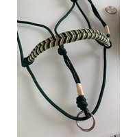 Knotenhalfter - Bodenarbeitsseil Grün von Pferdemaedl