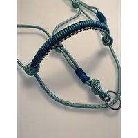 Knotenhalfter - Bodenarbeitsseil Sea Grün von Pferdemaedl