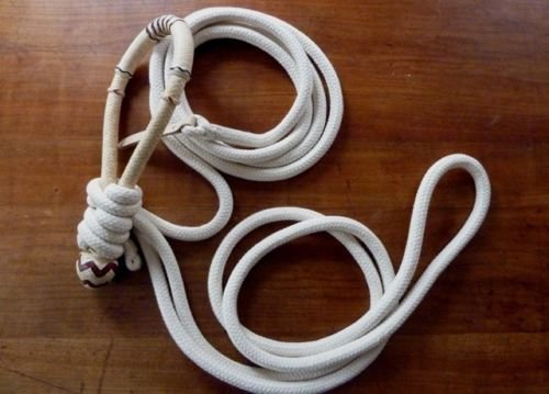 Pferdeseile_DE Mecate Westernzügel Baumwollzügel 7 Meter in der Farbe schwarz-grau-Natur Pferdeseile_DE Mecate Westernzügel Baumwollzügel 7 Meter in der Farbe schwarz-grau-Natur von Pferdeseile_DE