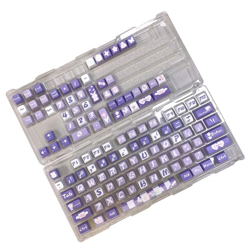 Pffiocix 126Keys Hydrangeas Themed Keycap Dye Sublimation Keycap Set for Customs Mechanical von Pffiocix