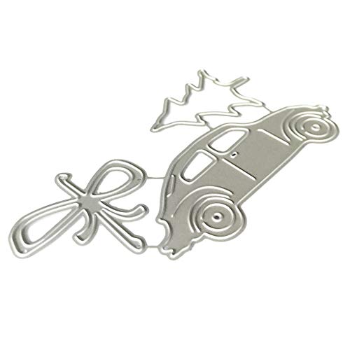 Pffiocix Baum-Auto-Metall-Stanzschablone, Scrapbooking, Album, Stempel, Papier von Pffiocix