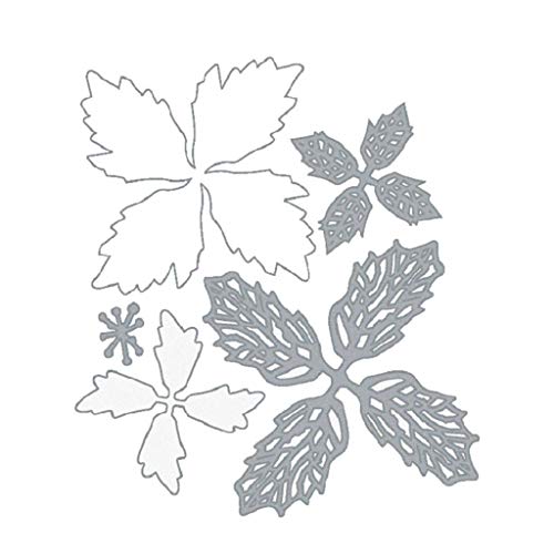 Pffiocix Dekorative Blumen-Metall-Stanzschablone, Schablone, Scrapbooking, Albumstempel von Pffiocix