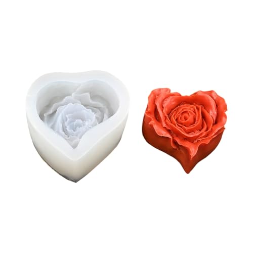 Pffiocix Elegante Silikonformen zum Valentinstag in Herzform zum Backen und Basteln von romantischen Desserts oder Pffiocix Elegante Silikonformen zum Valentinstag in Herzform zum Backen und Basteln von romantischen Desserts oder von Pffiocix