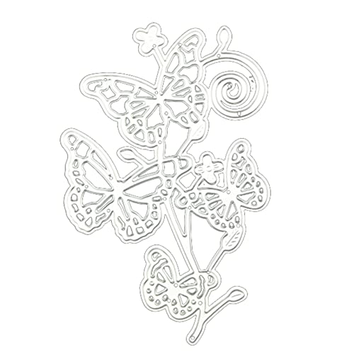 Pffiocix Four for Butterfly Flower Boarder Metall-Stanzschablone Pffiocix Four for Butterfly Flower Boarder Metall-Stanzschablone von Pffiocix